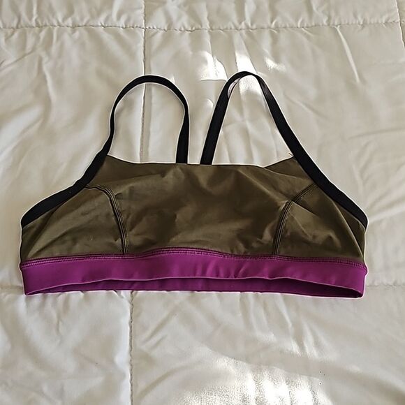 lululemon athletica Tops - Lululemon Rise And Shine Sports Bra Size 10